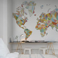 Triangle Land Mural Wallpaper - room preview 03