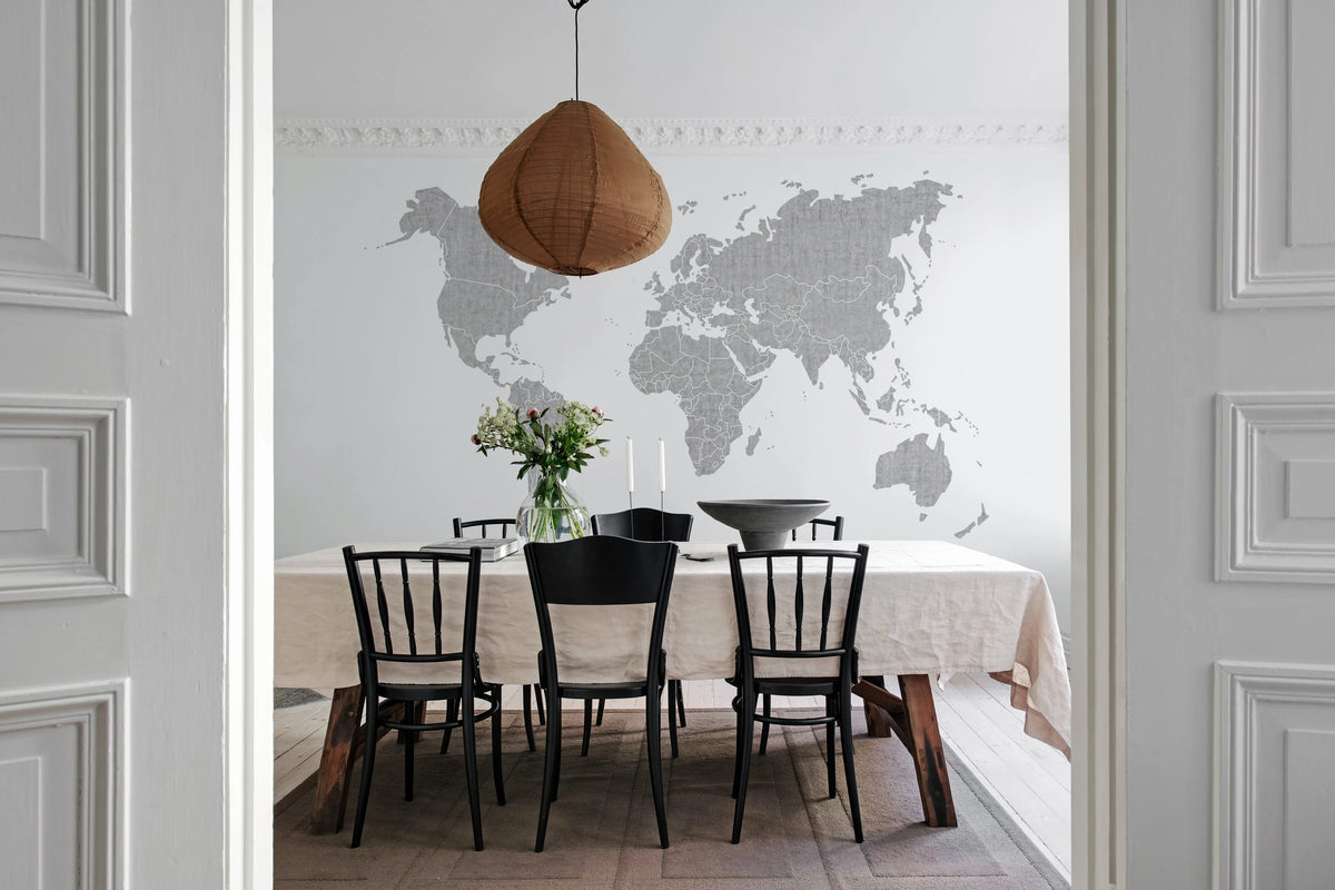 Your Own World, Concrete Mural Wallpaper - room preview 03