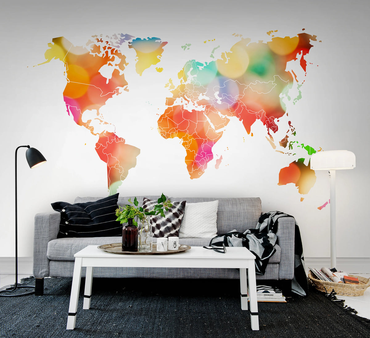 Your Own World, Confetti Mural Wallpaper - room preview 03