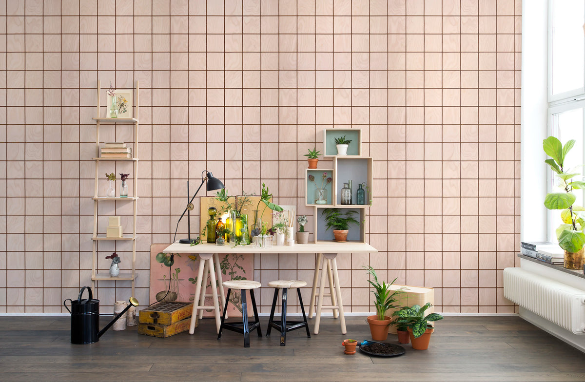 Climbing Clorofyl, Wood Mural Wallpaper - room preview 03