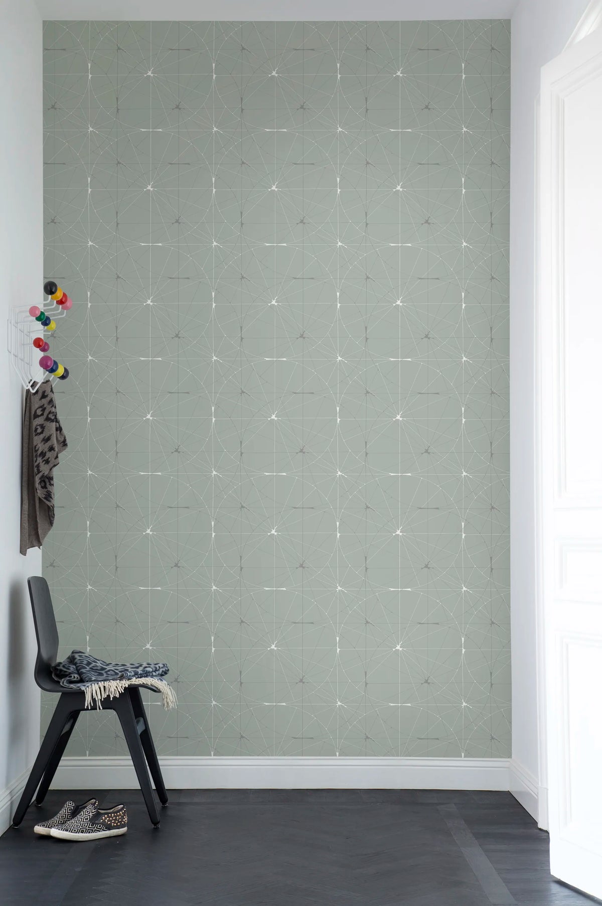 Perfect Fit, Mint Green Mural Wallpaper - room preview 03