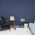 Perfect Fit, Royal Blue Mural Wallpaper - room preview 03