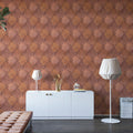 Leather Rhombs Mural Wallpaper - room preview 03