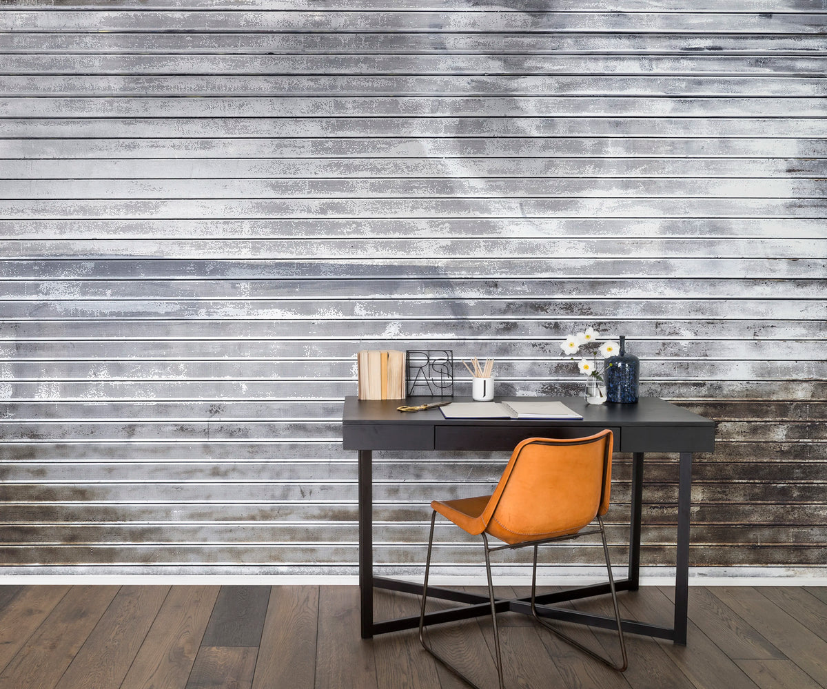Rusty Shutter Mural Wallpaper - room preview 03