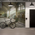 Bleached Baroque Mural Wallpaper - room preview 03
