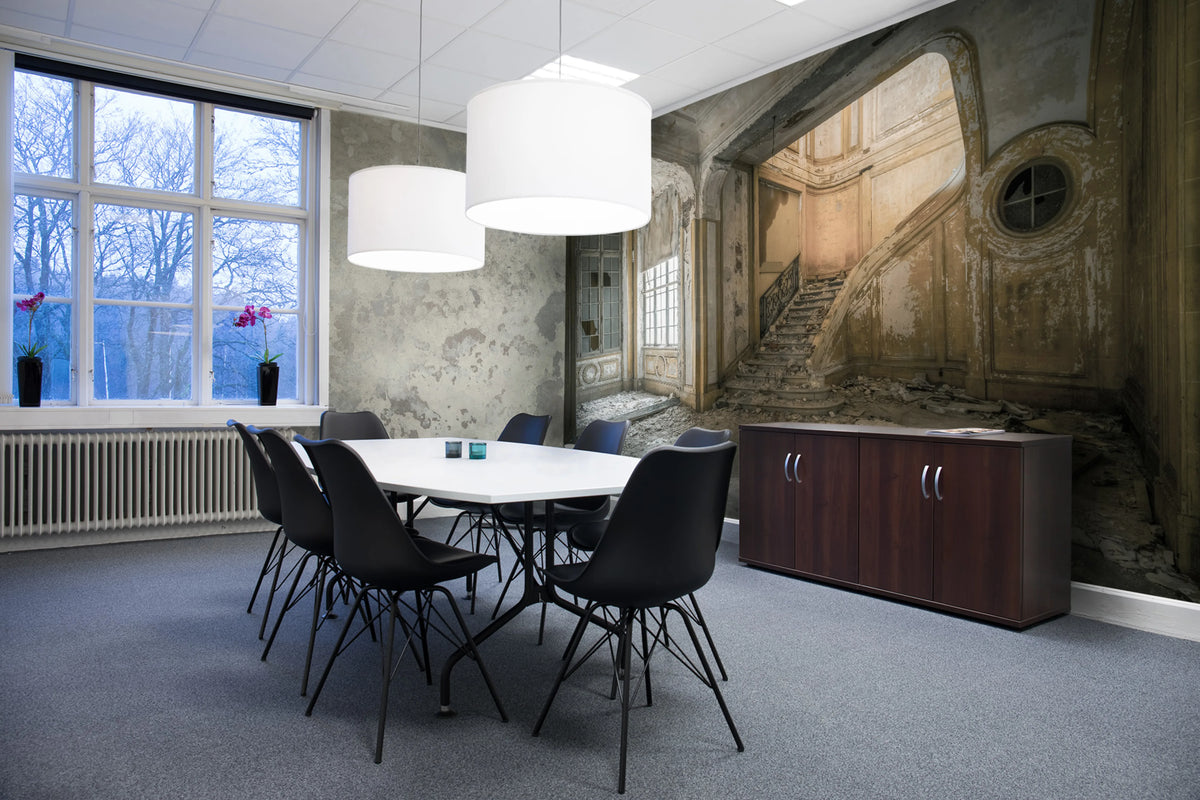 Raw Chateau Mural Wallpaper - room preview 03