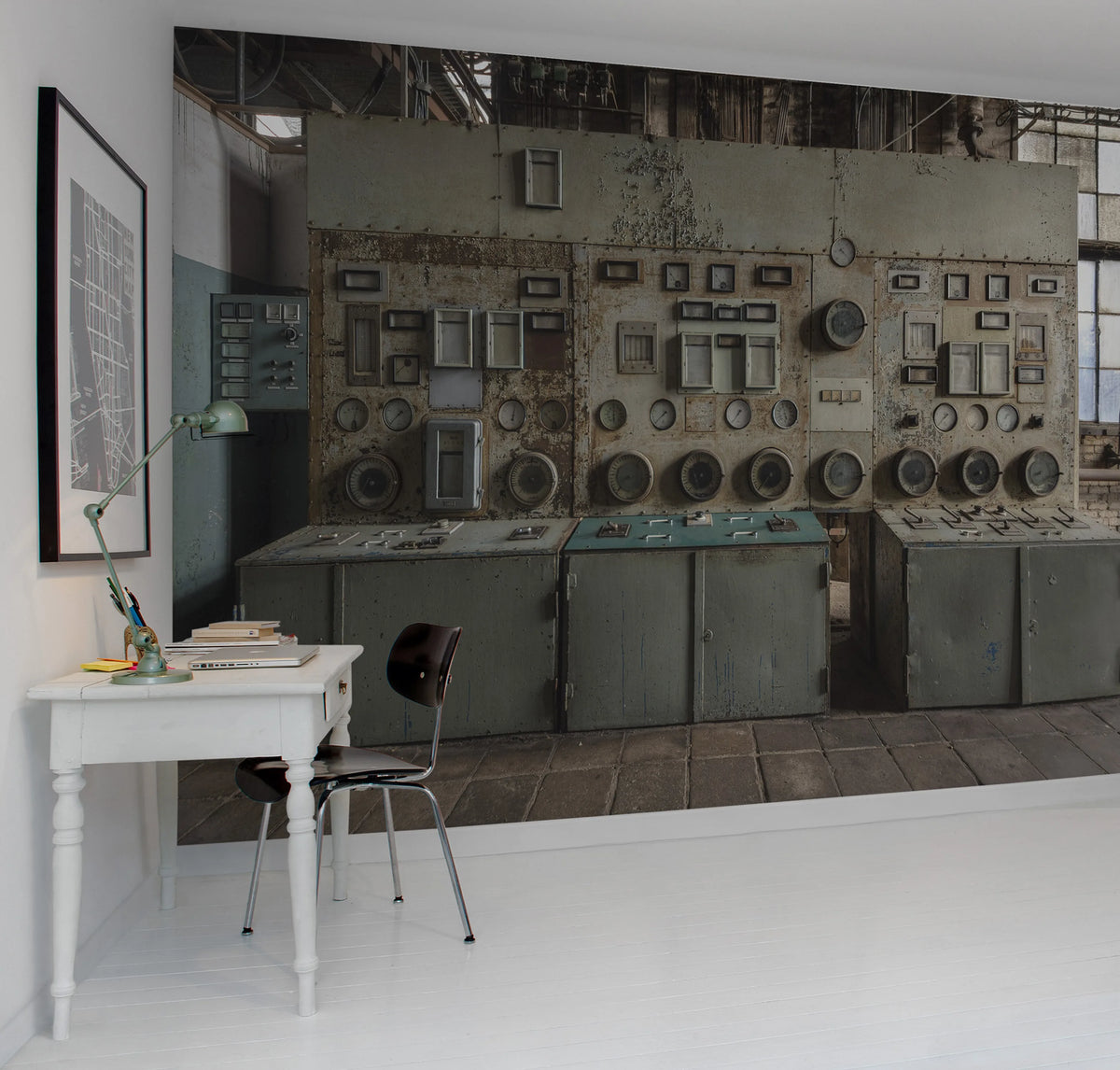 Deserter’s Controls Mural Wallpaper - room preview 03