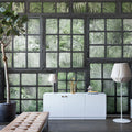 Perspective Jardin, Noir Mural Wallpaper - room preview 03