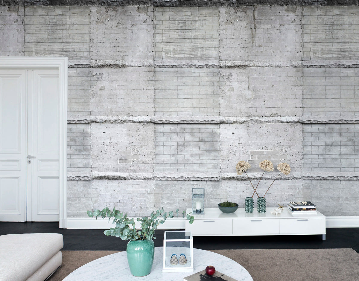 Inner-City Calico Mural Wallpaper - room preview 03