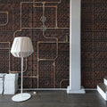 Pipework Oxidation Mural Wallpaper - room preview 03