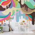 Dripping Ice Cream Mural Wallpaper - room preview 03