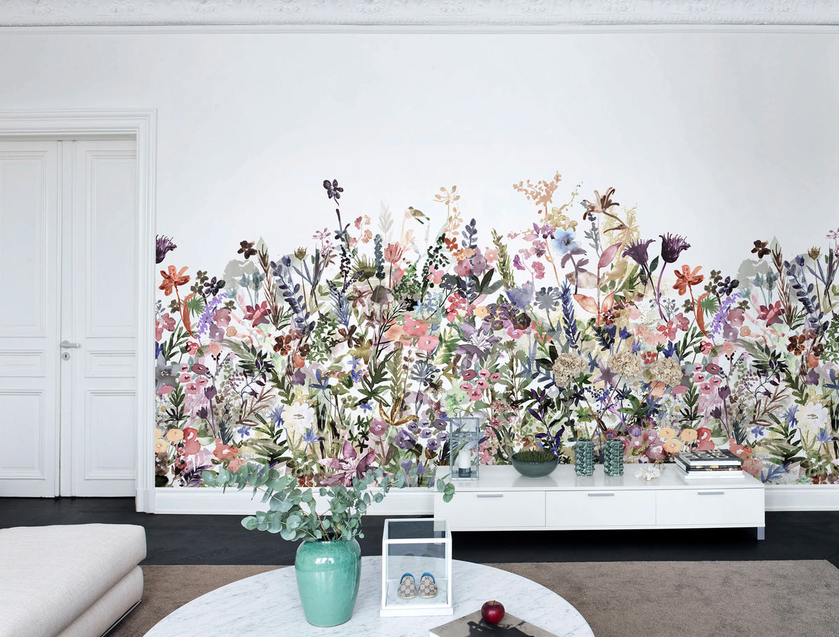 May Meadow, Pastel Mural Wallpaper - room preview 03
