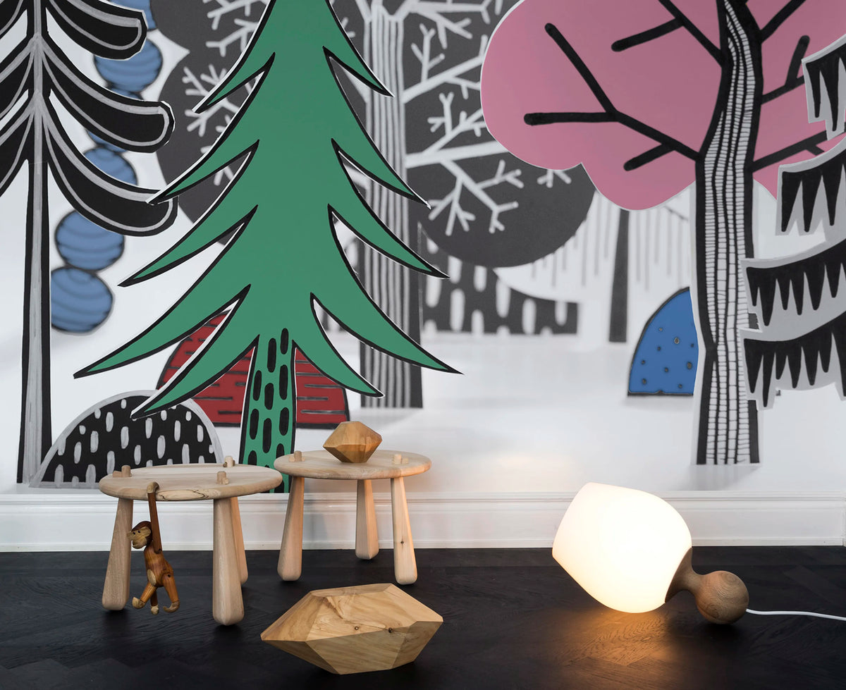 Nordic Valley, Color Mural Wallpaper - room preview 03