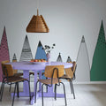 Mountain Ridge, Color Mural Wallpaper - room preview 03