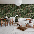 Mischievous Monkeys, Lush Mural Wallpaper - room preview 03