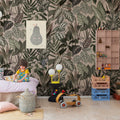 Mischievous Monkeys, Pastel Pink Mural Wallpaper - room preview 03