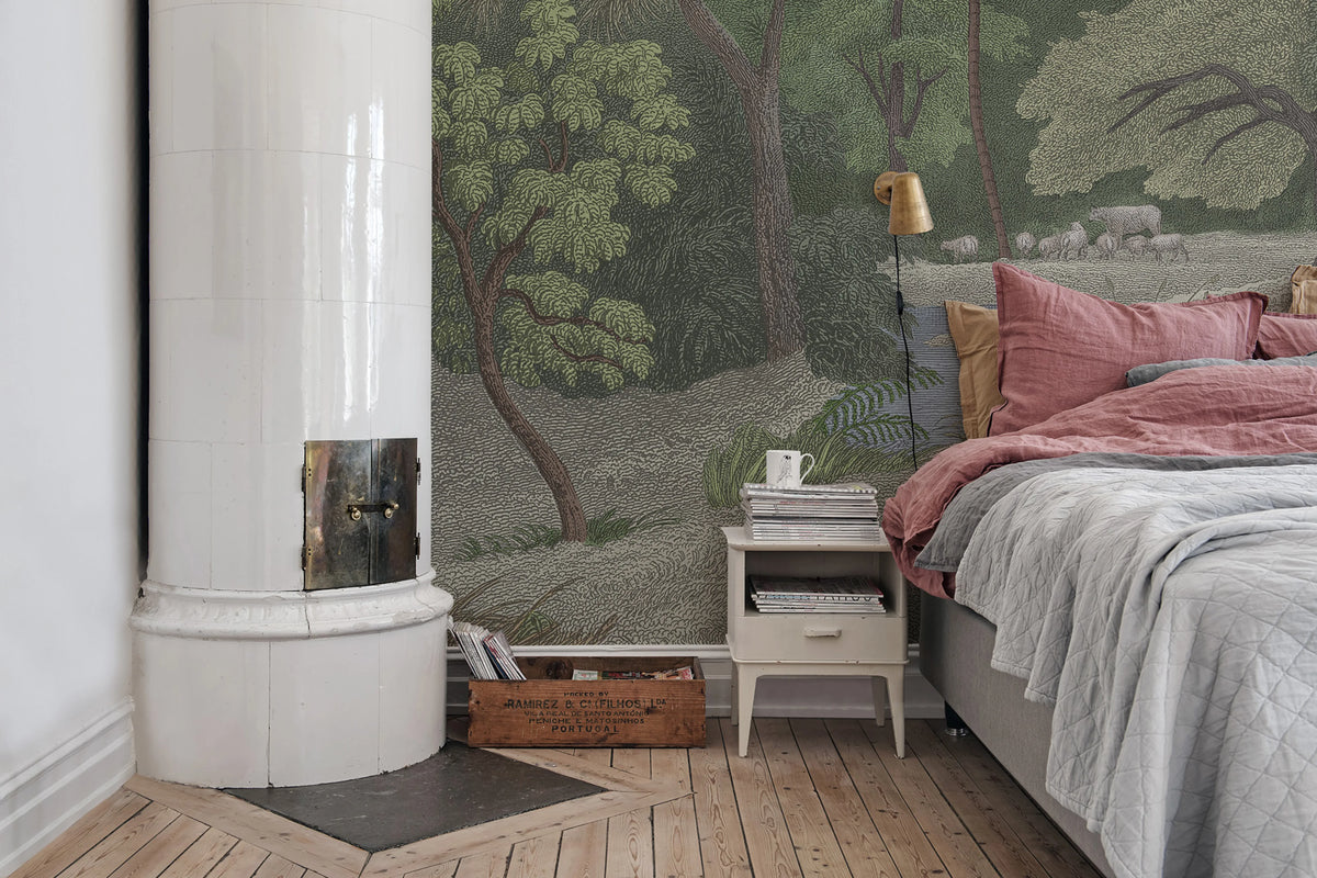 Jungle Land, Color Mural Wallpaper - room preview 03