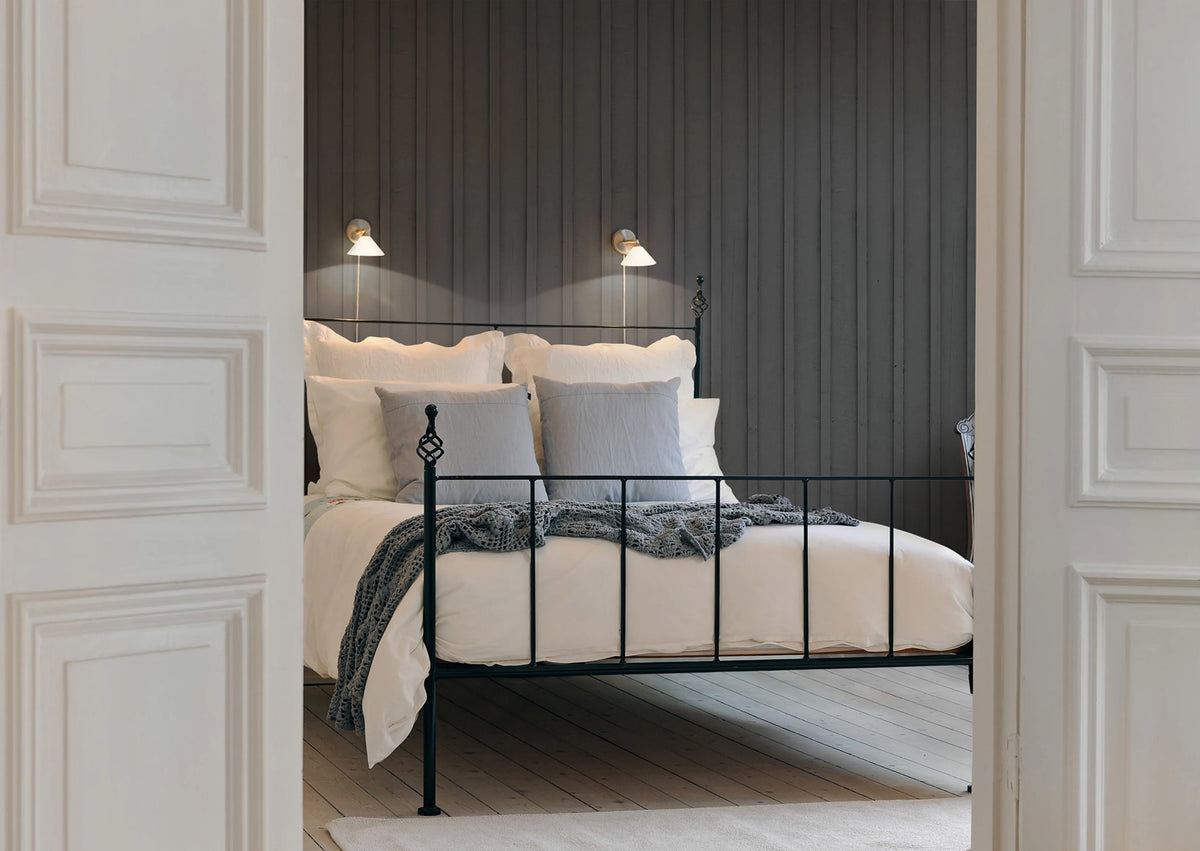 Swedish Cottage, Gray Mural Wallpaper - room preview 03