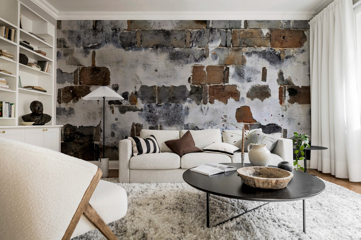 Slurry Wall Mural Wallpaper - room preview 03