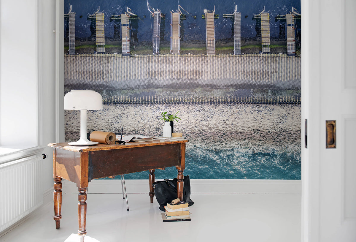 Ocean Breeze Mural Wallpaper - room preview 03