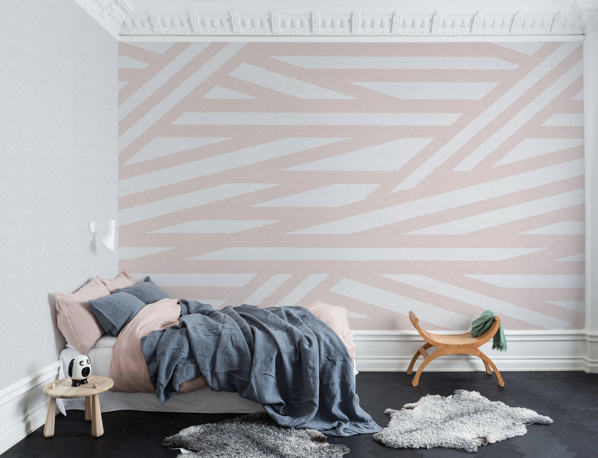 Sailors Sea, Pink Mural Wallpaper - room preview 03