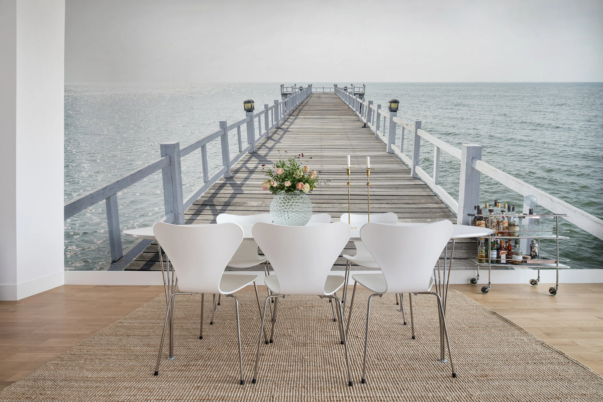 Hampton Pier Mural Wallpaper - room preview 03