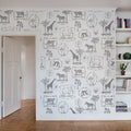 Animal Party Mural Wallpaper - room preview 03