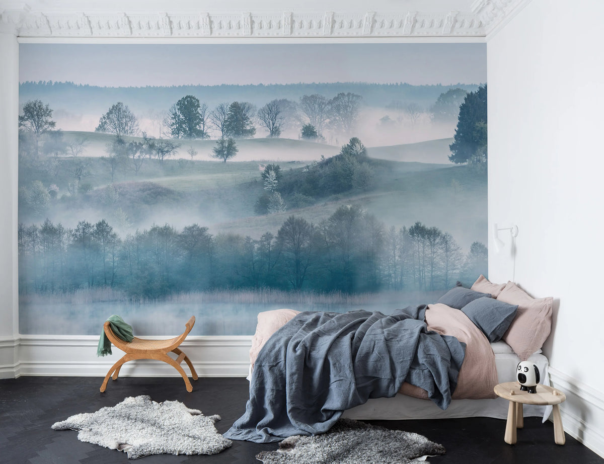 Morning Haze Mural Wallpaper - room preview 03