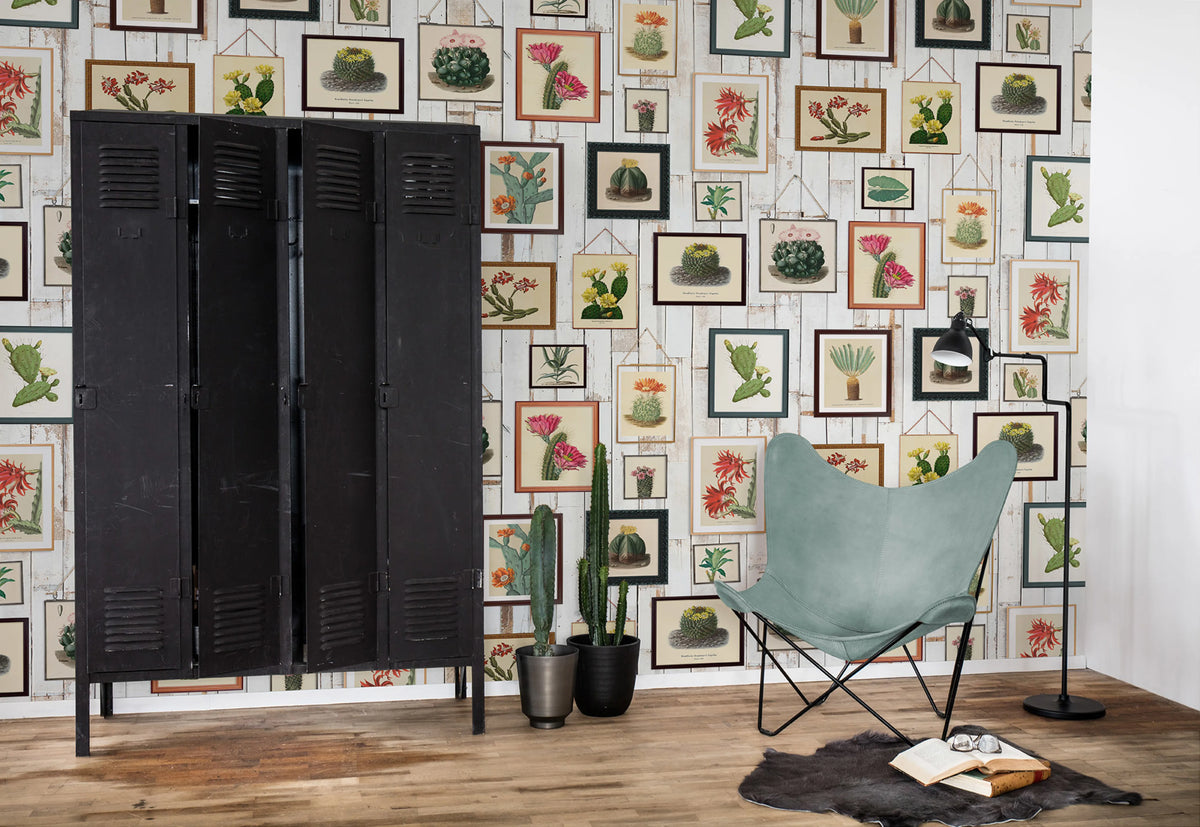 Cactus Wall Art Mural Wallpaper - room preview 03