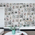 Cactus Wall Art, Faded Mural Wallpaper - room preview 03