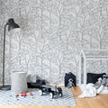 Animal Tree Mural Wallpaper - room preview 03
