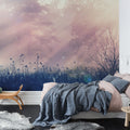 Pink Dawn Mural Wallpaper - room preview 03