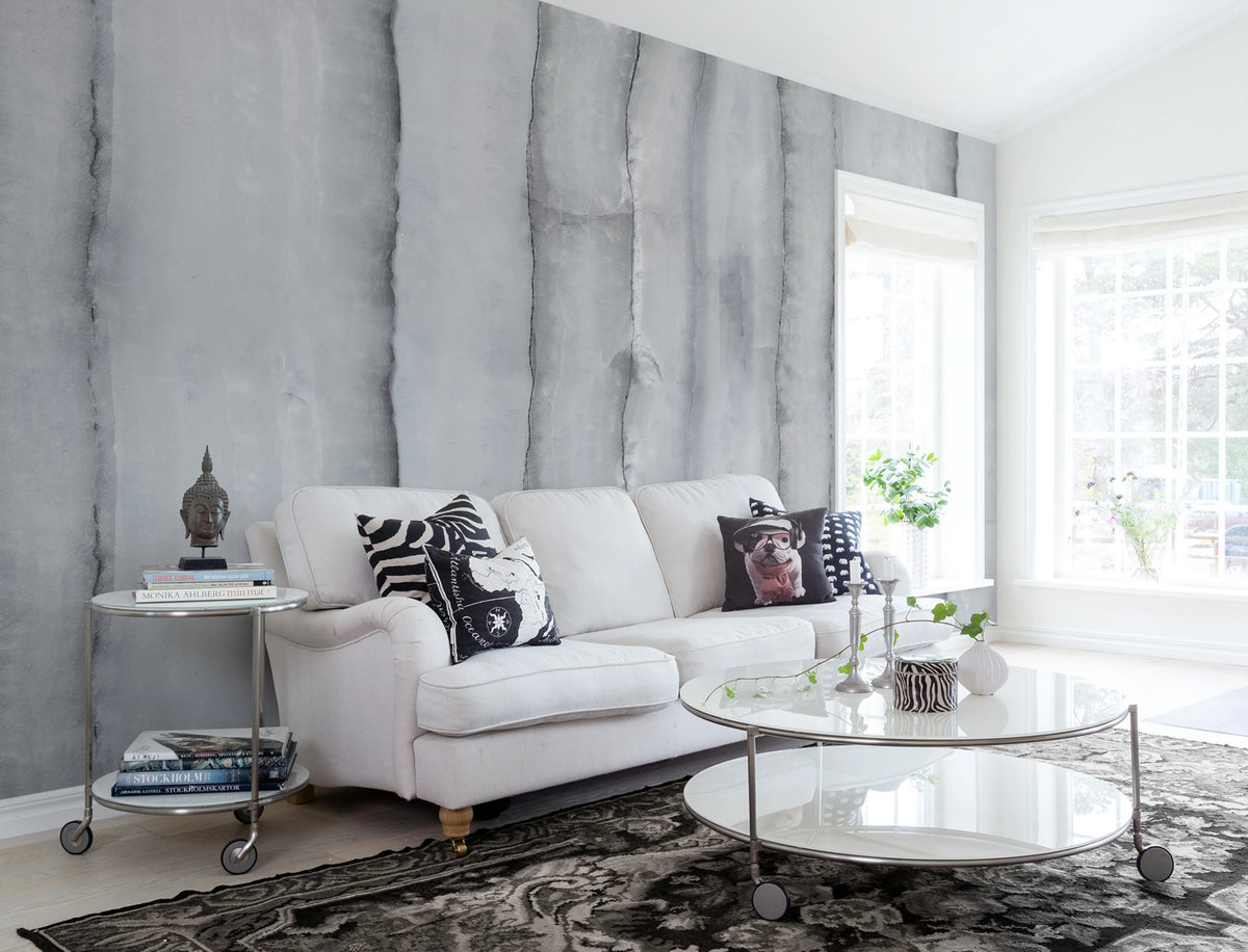 Agate, Sterling Mural Wallpaper - room preview 03