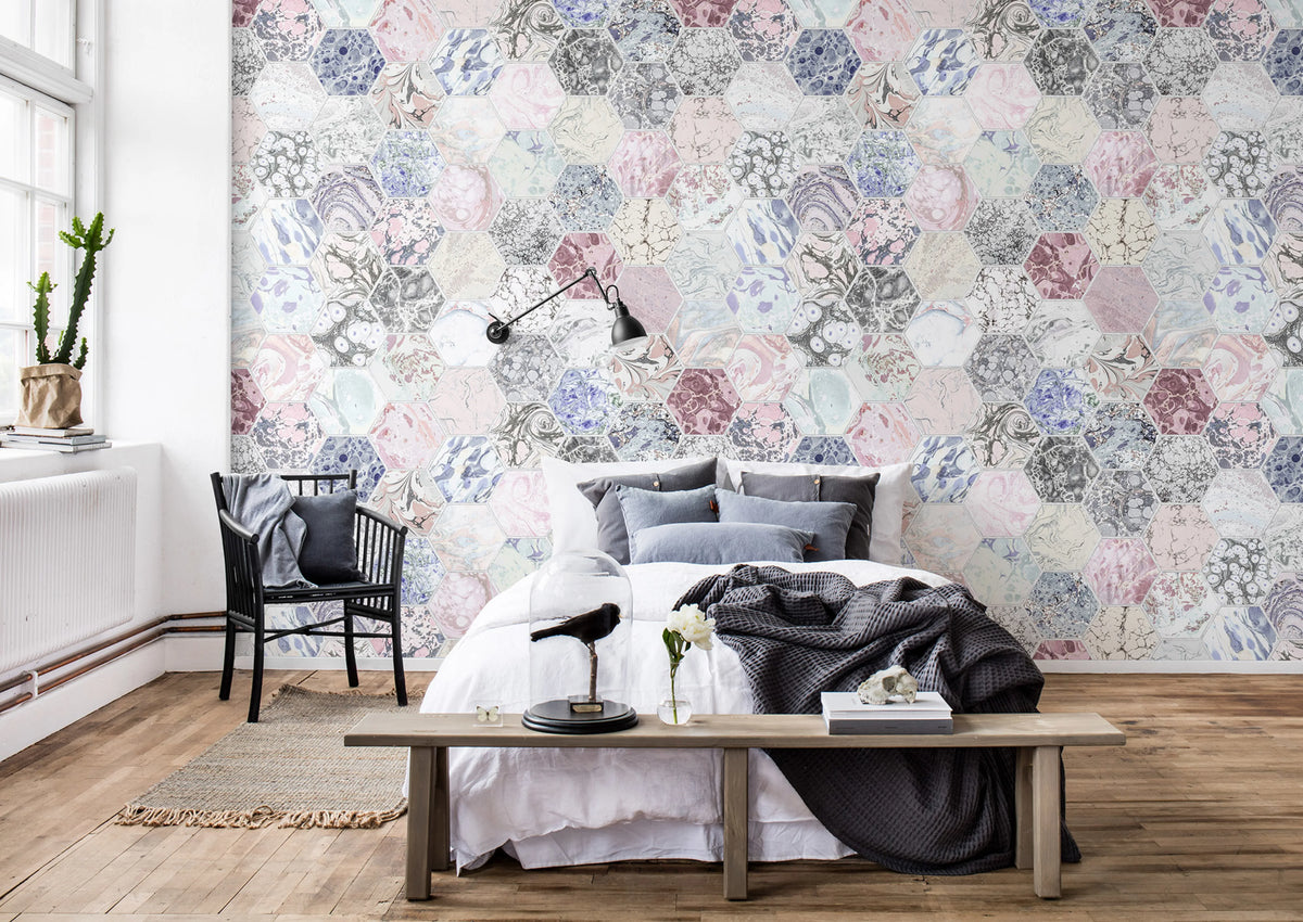 Mixed Memories Mural Wallpaper - room preview 03