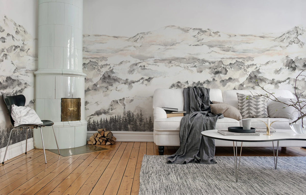 Hope Mountains Mural Wallpaper - room preview 03