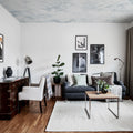 Chubby Cherubs, Blue Mural Wallpaper - room preview 03