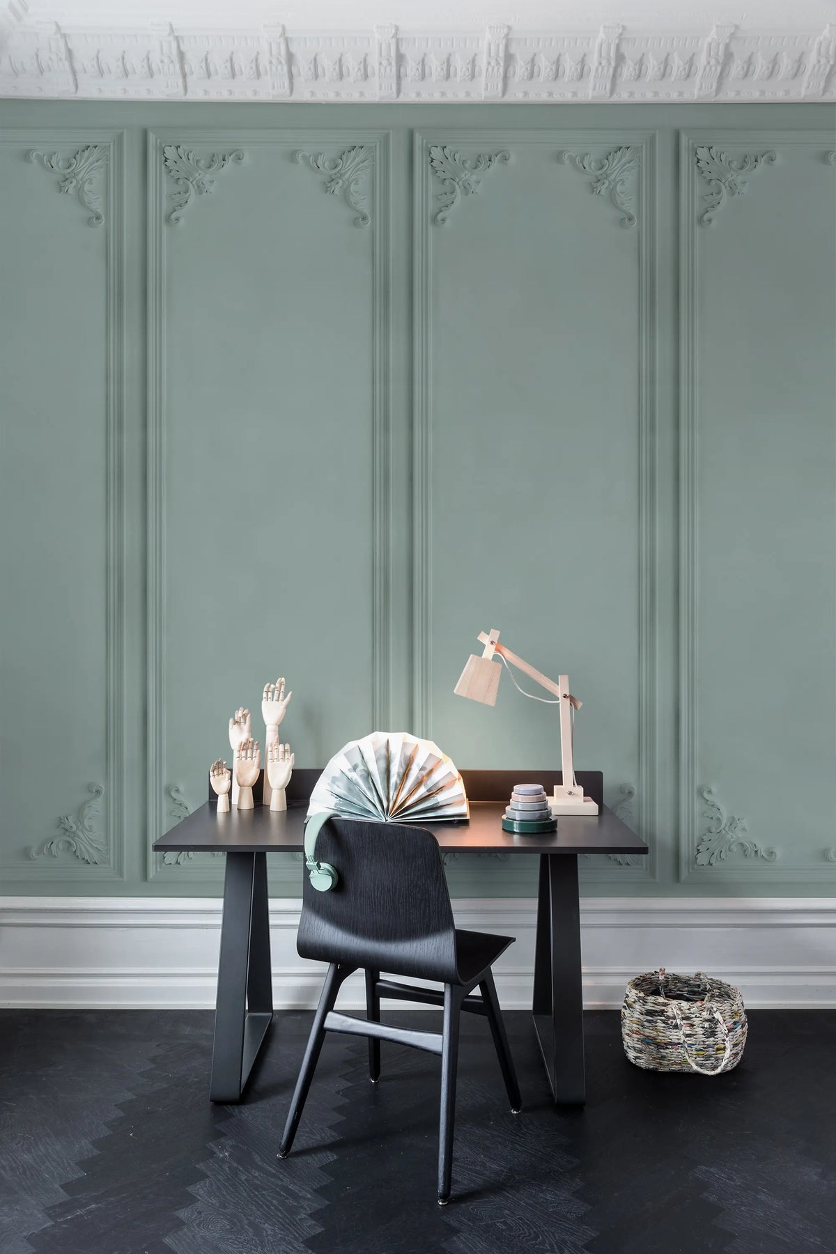 French Panels Mural Wallpaper - room preview 03