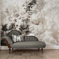 Frozen Moment, Cream Mural Wallpaper - room preview 03