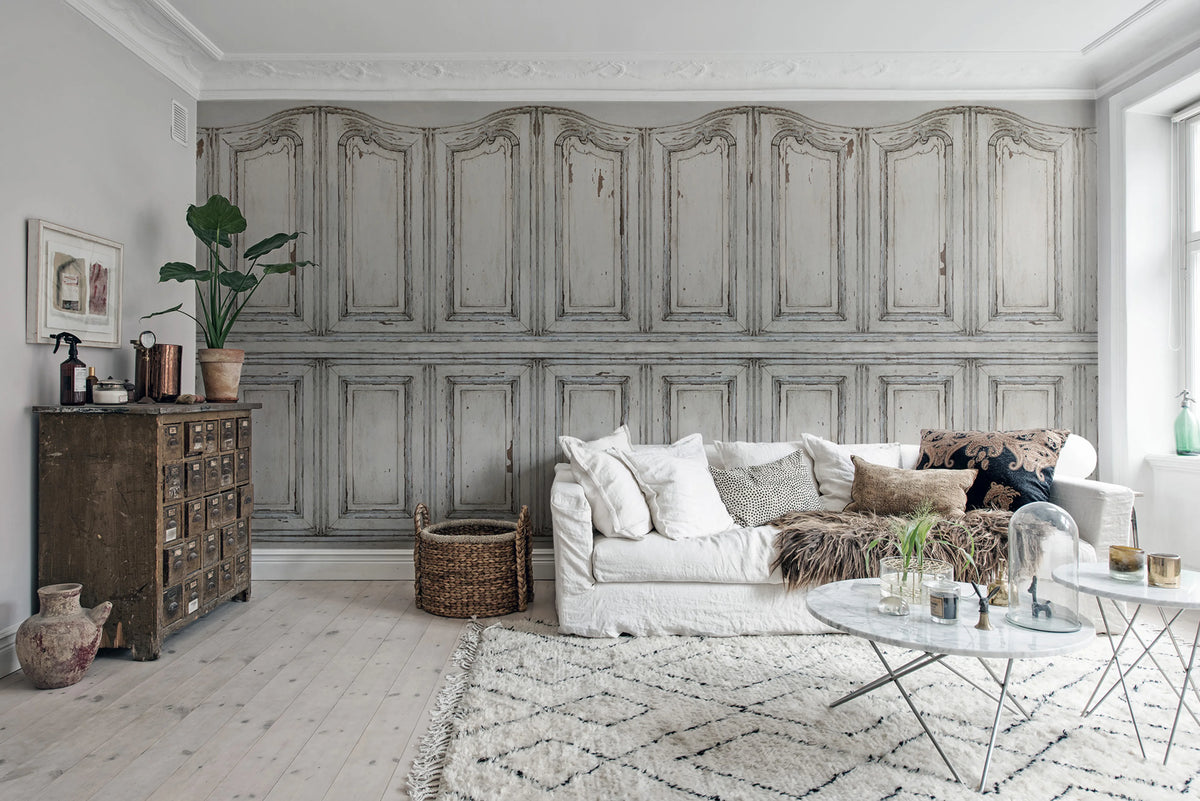 Parisian Panels Mural Wallpaper - room preview 03