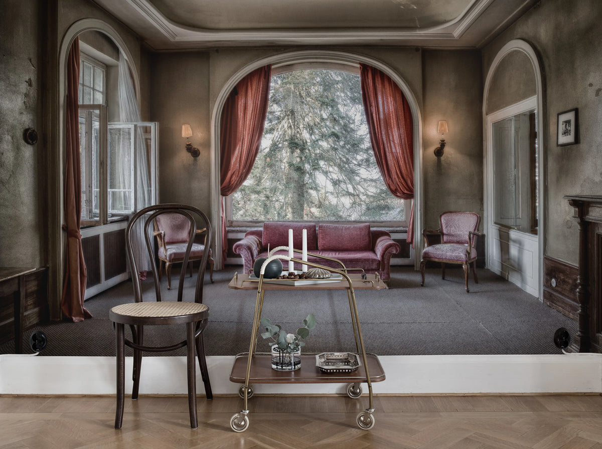 Velvet Rendezvous Mural Wallpaper - room preview 03