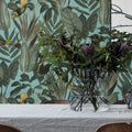 Yellow Bird Mural Wallpaper - room preview 03