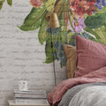 Flower Burst Mural Wallpaper - room preview 03