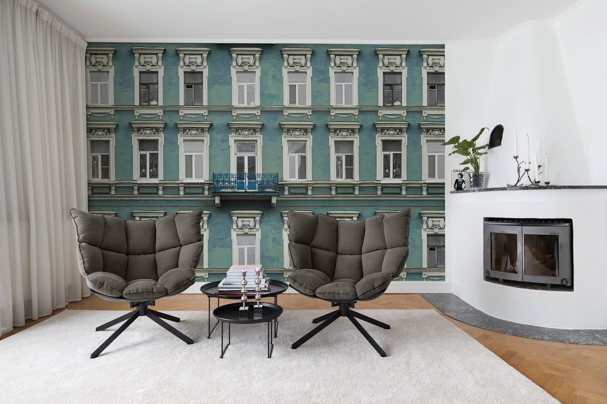 Strada Azul Mural Wallpaper - room preview 03