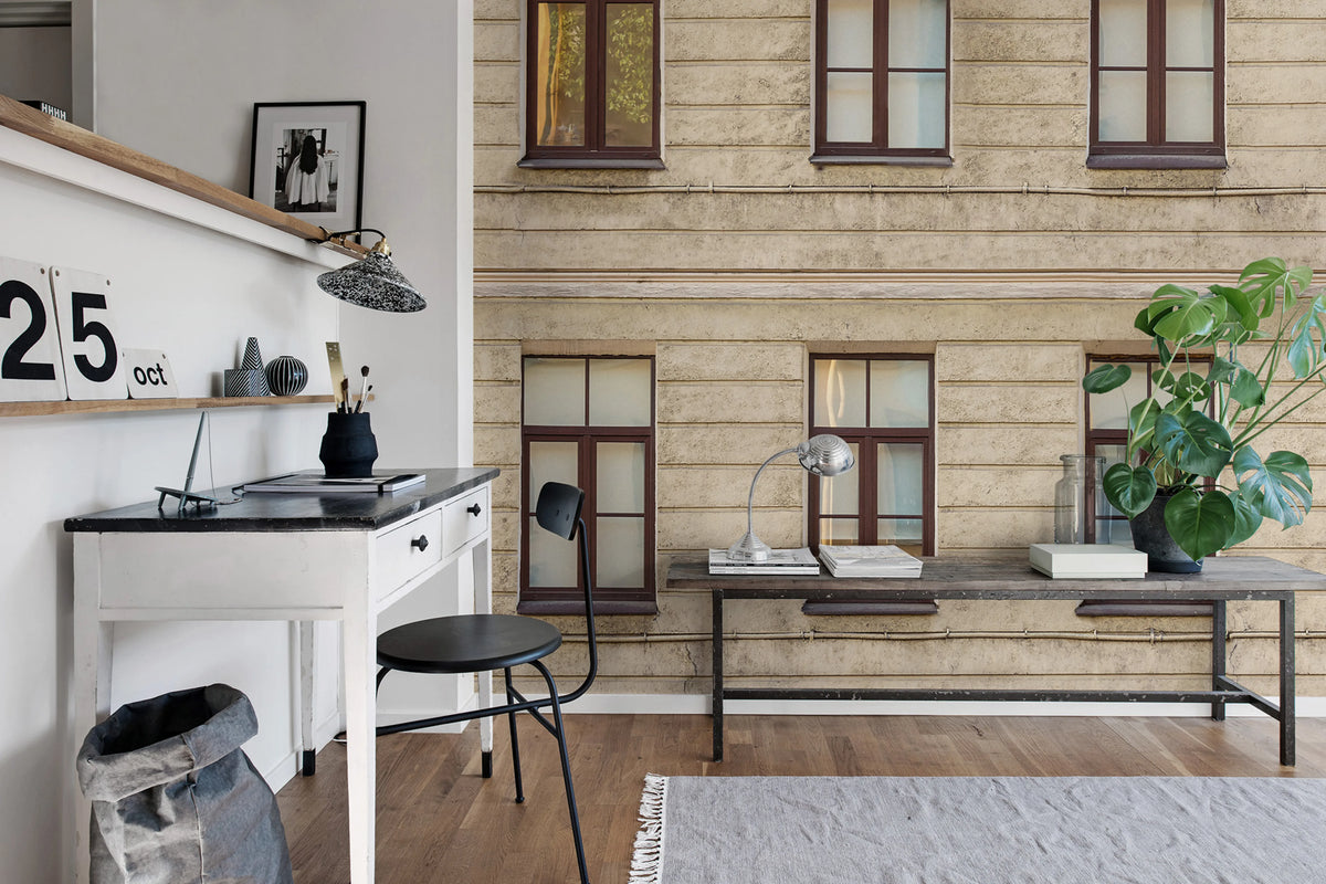 Eyes Shut Mural Wallpaper - room preview 03