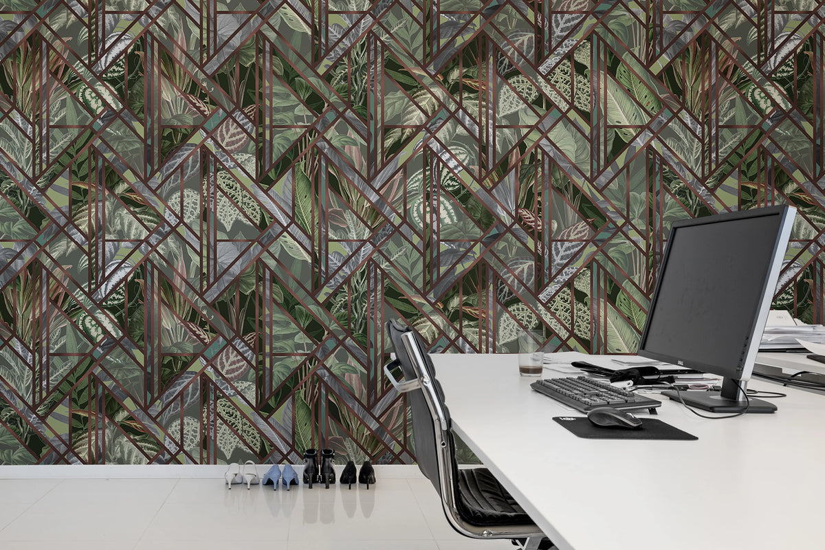 Chicago Club Mural Wallpaper - room preview 03