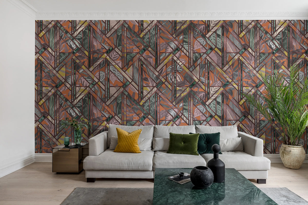 Chicago Club, Ruby Mural Wallpaper - room preview 03