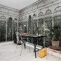 Dove Gardens, White Mural Wallpaper - room preview 03