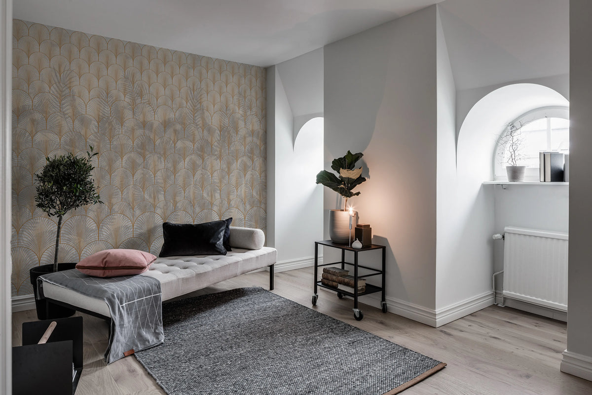 Opulent Shadows Mural Wallpaper - room preview 03