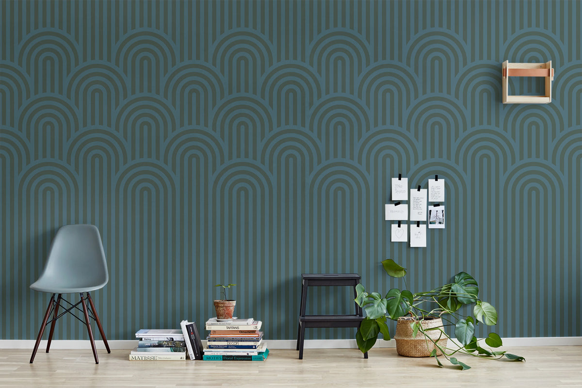 Happy Hills Mural Wallpaper - room preview 03