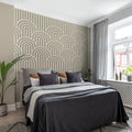 Happy Hills, Vanilla Mural Wallpaper - room preview 03